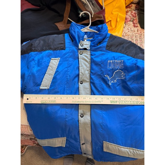 Vintage Detroit Lions Mighty Mac NFL Football Jacket Coat - Picture 12 of 12
